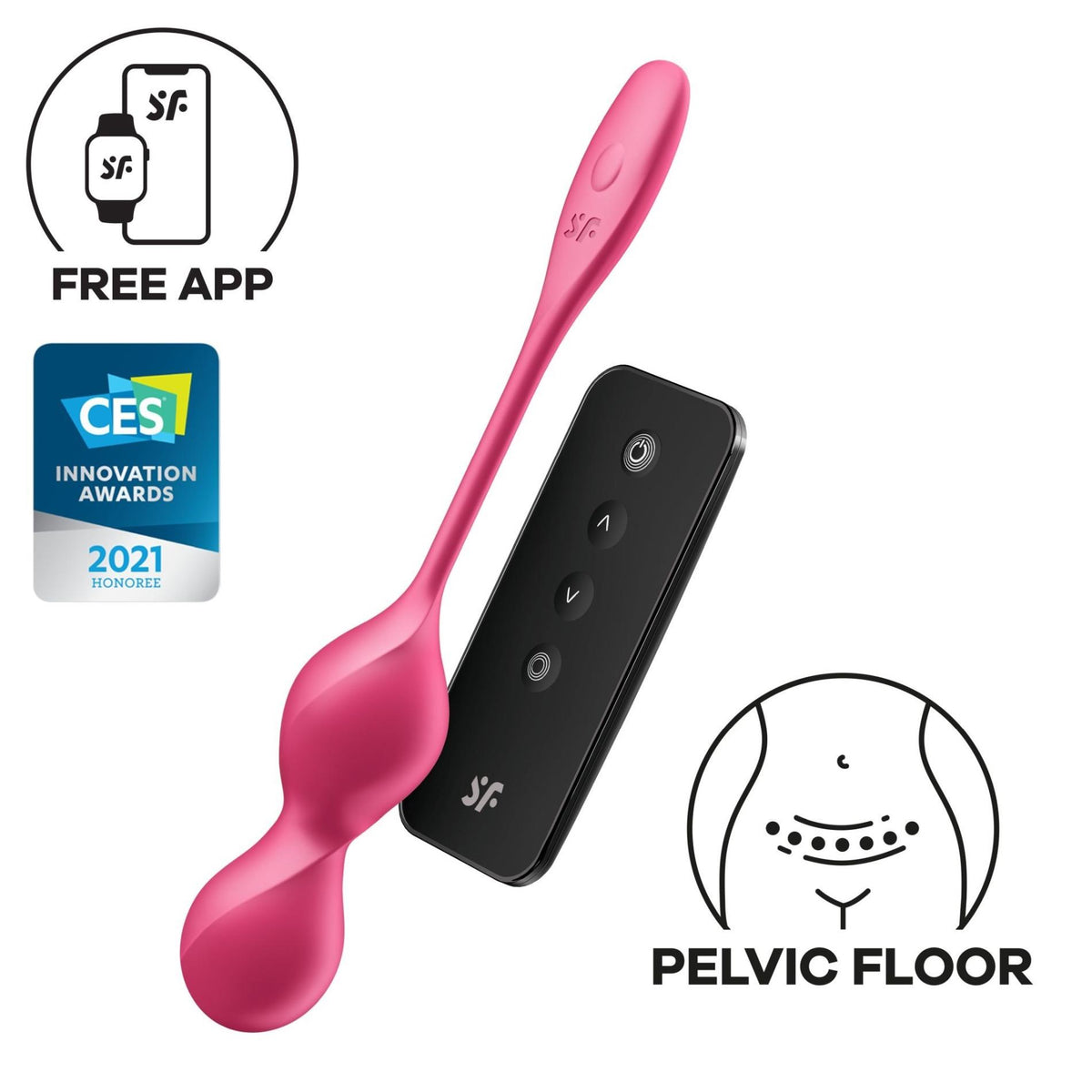 Satisfyer Love Birds 2 · vibrační venušiny kuličky s dálkovým ovladačem