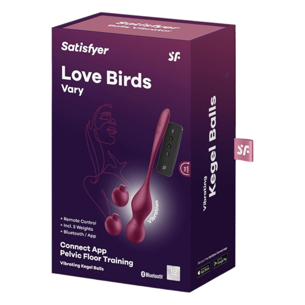 Satisfyer Love Birds Vary · vibrační venušiny kuličky se třemi závažími