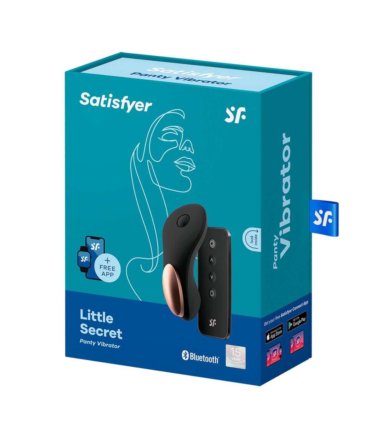 Satisfyer Little Secret · vibrátor do kalhotek s ovládáním přes aplikaci
