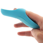 Satisfyer Teaser · vibrátor na prst, světle modrá