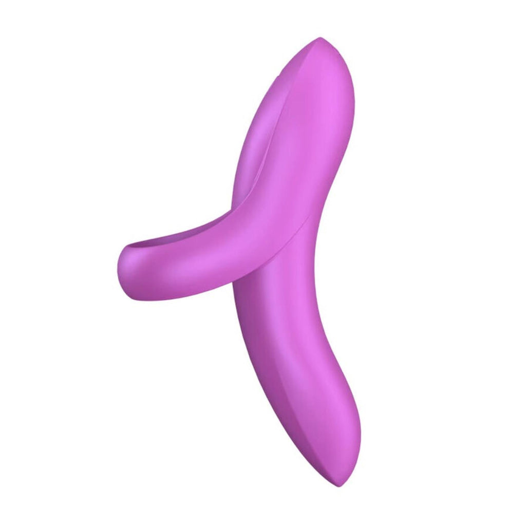 Satisfyer Bold Lover · vibrátor na prst, tmavě růžová