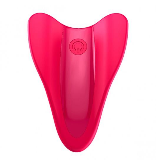 Satisfyer High Fly · vibrátor na prst, červená