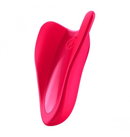 Satisfyer High Fly · vibrátor na prst, červená