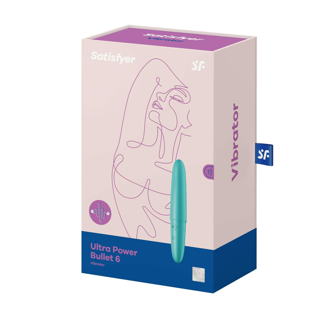 Satisfyer Ultra Power Bullet 6 · mini vibrátor, tyrkysová