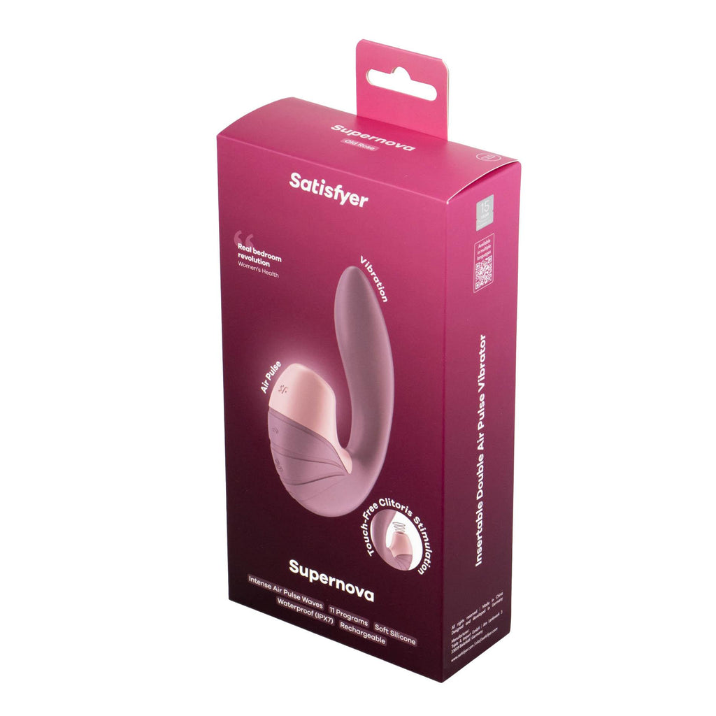 Satisfyer Supernova · stimulátor klitorisu a bodu G, starorůžová