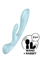 Satisfyer Triple Oh · rabbit vibrátor s masážní hlavicí
