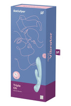 Satisfyer Triple Oh · rabbit vibrátor s masážní hlavicí