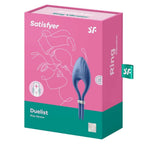 Satisfyer Duelist · vibrační erekční kroužek · modrá