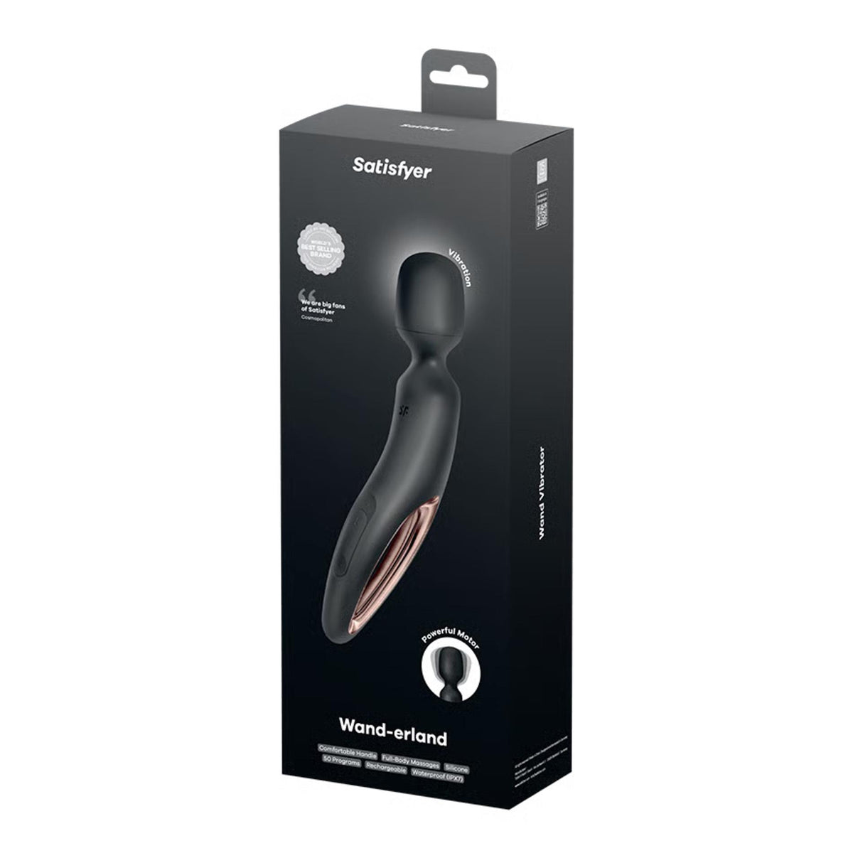 Satisfyer Wand-erland · masážní hlavice XXL · černá