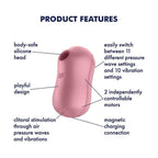 Satisfyer Cotton Candy · tlakový stimulátor klitorisu s vibracemi