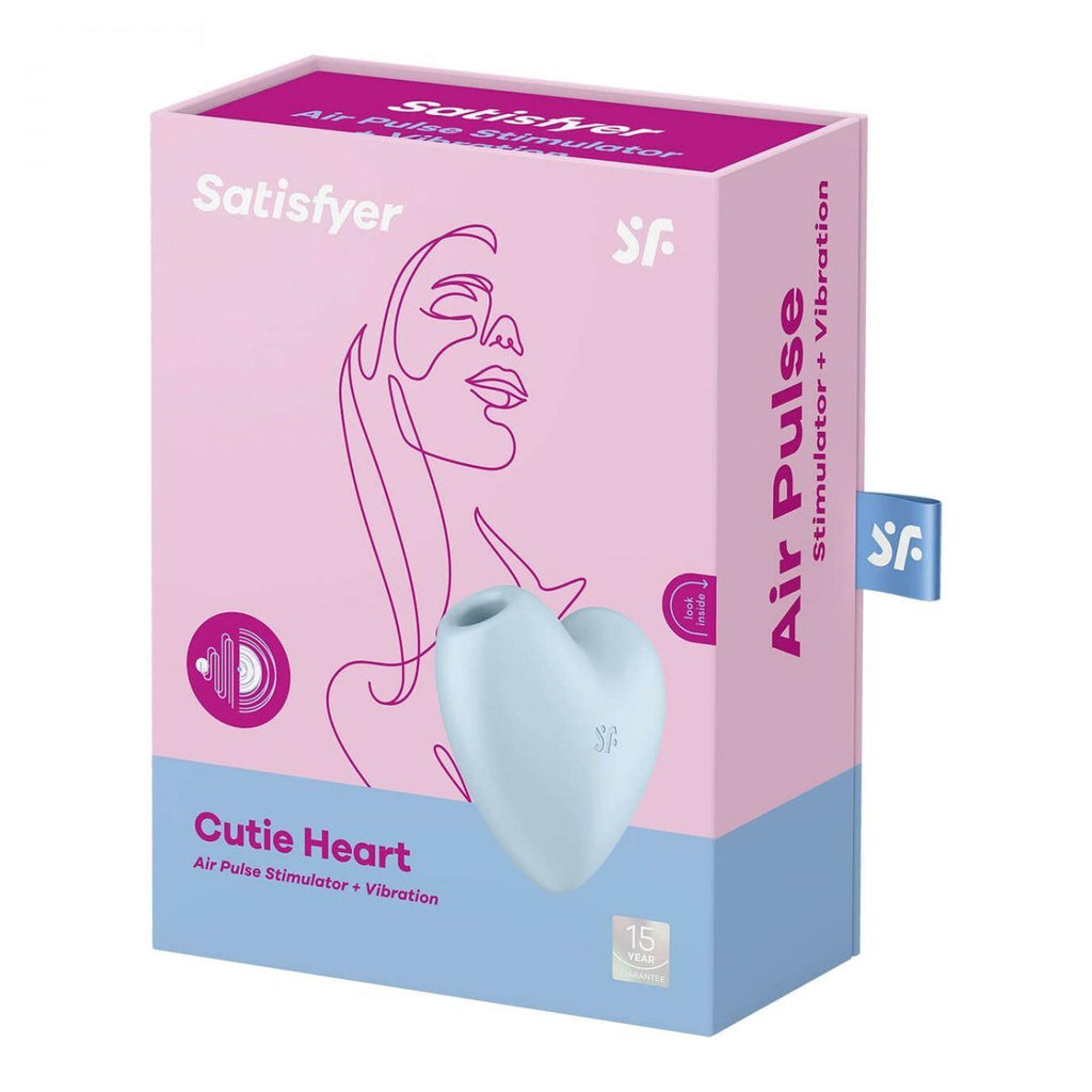 Satisfyer Cutie Heart · stimulátor klitorisu · modrá