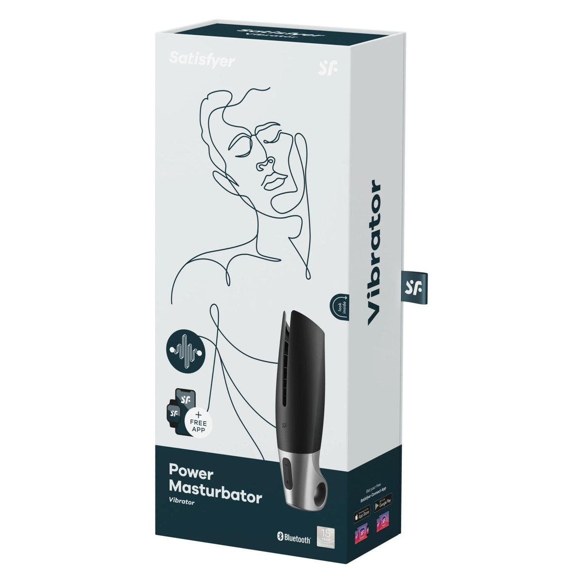 Satisfyer Power Masturbator · vibrační masturbátor s ovládáním přes aplikaci