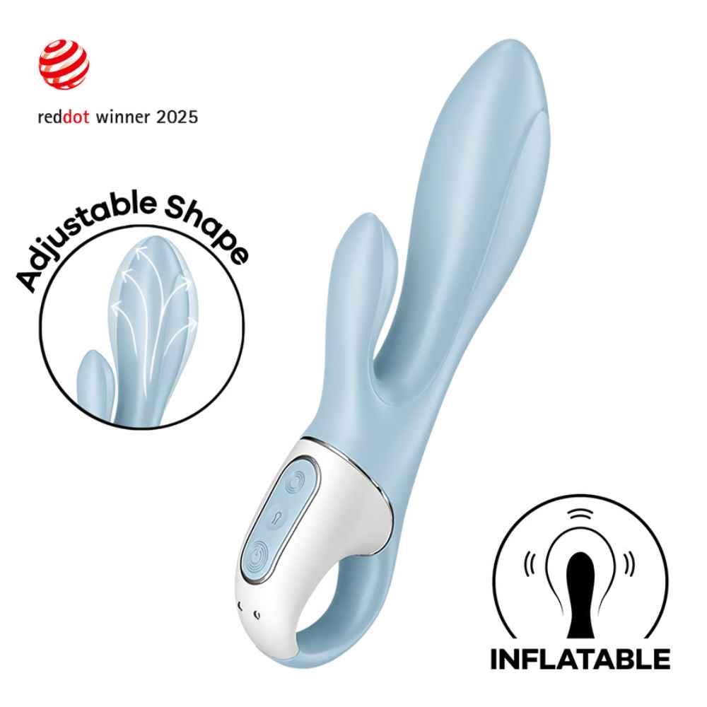 Satisfyer Air Pump Bunny 1 · rabbit vibrátor s nafukovacím dříkem