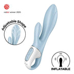 Satisfyer Air Pump Bunny 1 · rabbit vibrátor s nafukovacím dříkem