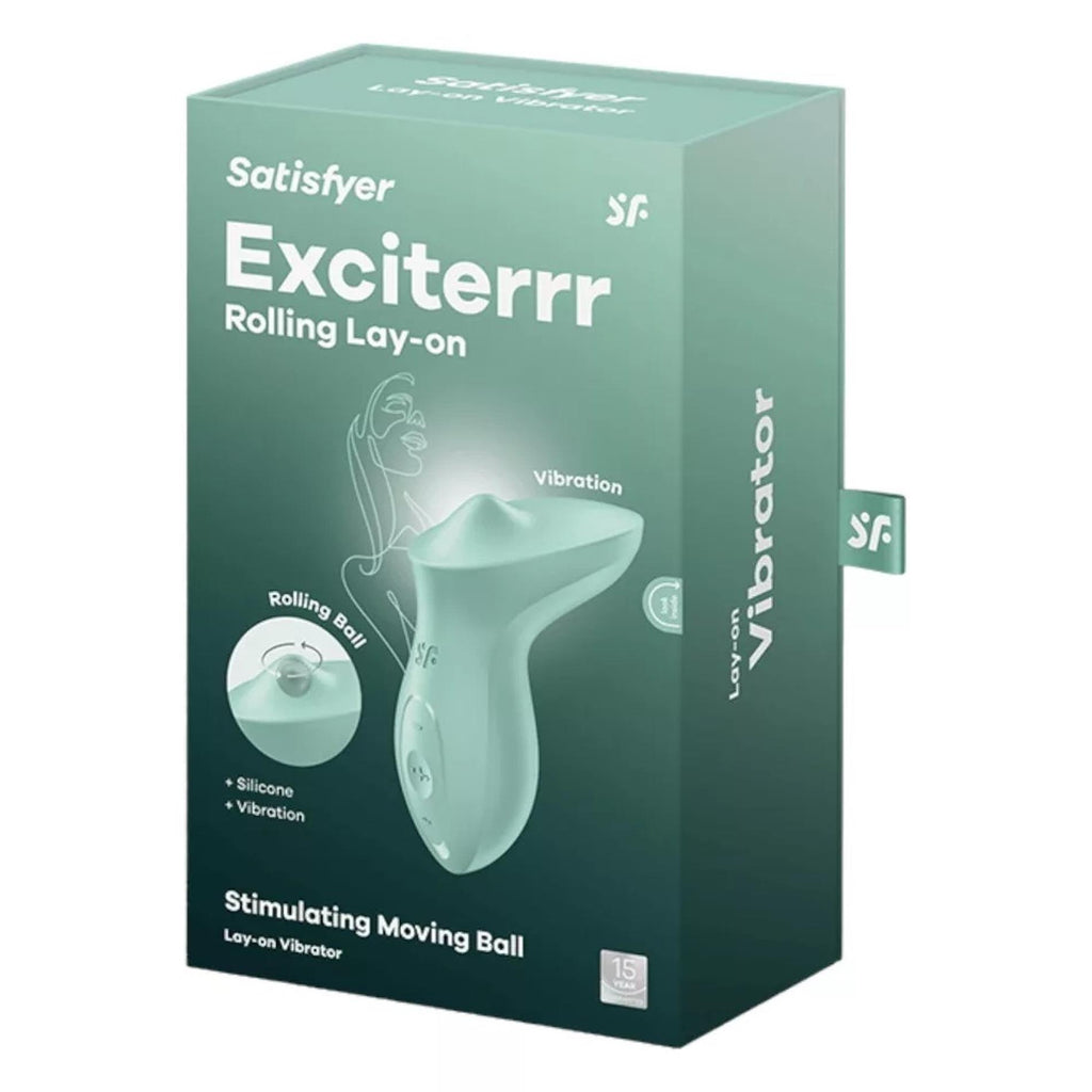 Satisfyer Exciterrr · lay-on vibrátor s rotující kuličkou