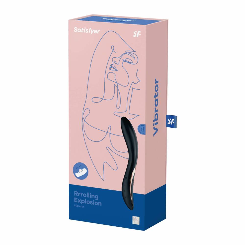 Satisfyer Rrrolling Explosion · vibrátor na bod G s rotující kuličkou