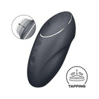 Satisfyer Tap & Climax 1 · stimulátor klitorisu s vibracemi a poklepem