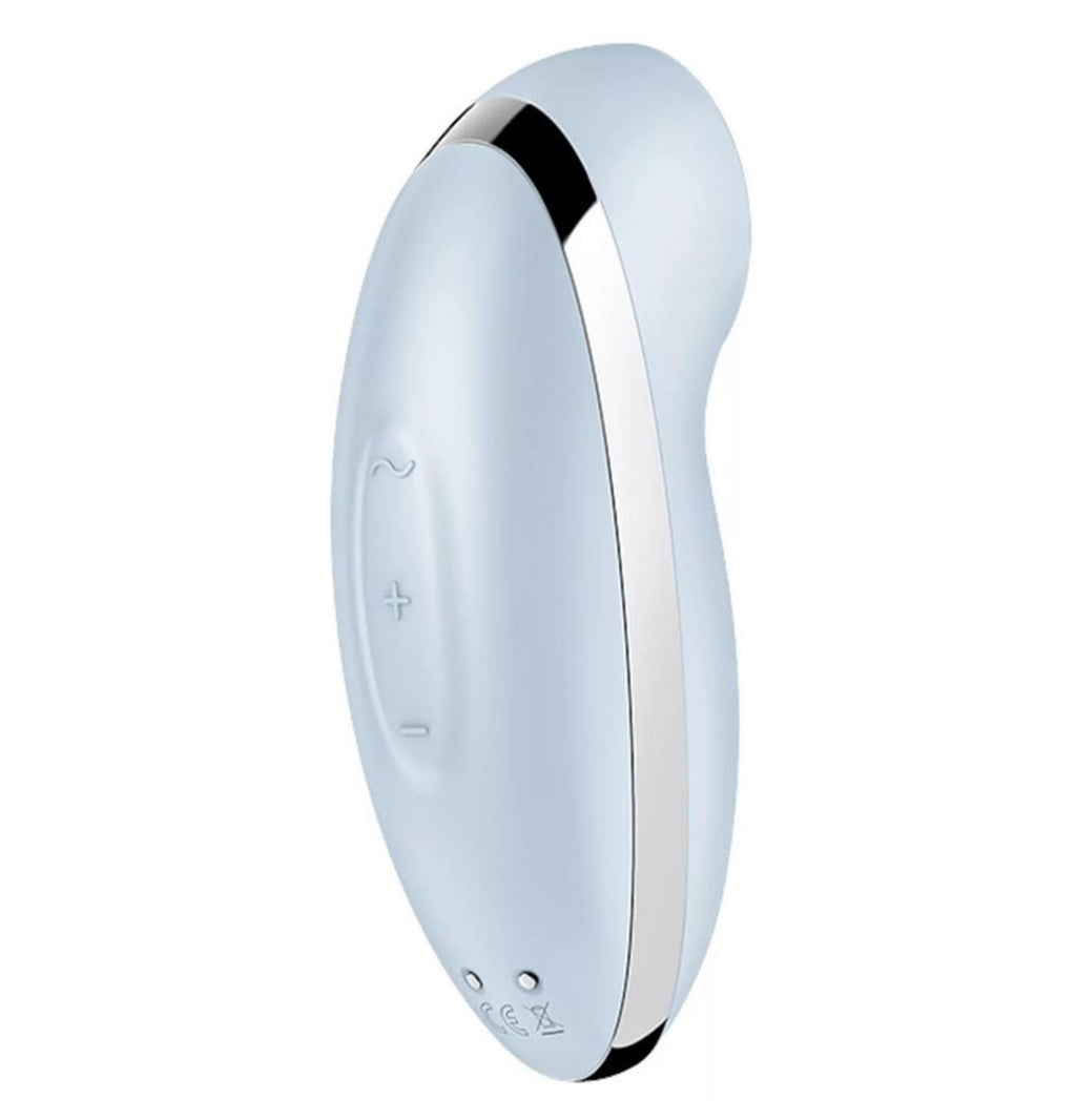 Satisfyer Tap & Climax 2 · vibrační stimulátor klitorisu s poklepem · modrý