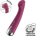 Satisfyer Spinning G-Spot 1 · rotační vibrátor na bod G, červená