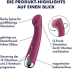 Satisfyer Spinning G-Spot 1 · rotační vibrátor na bod G, červená