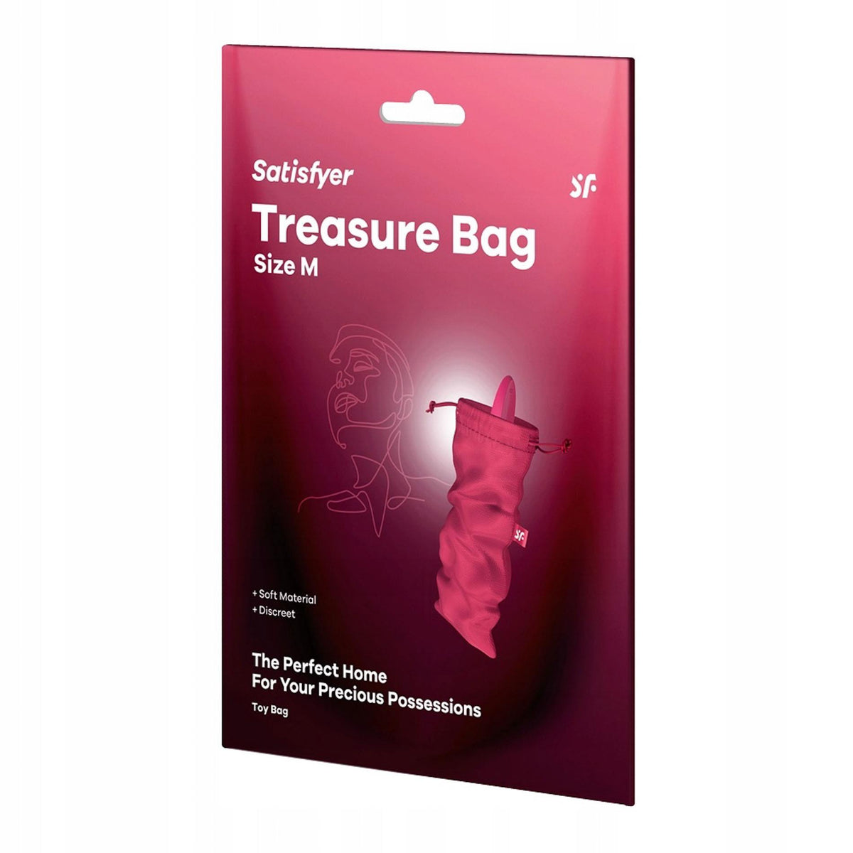 Satisfyer Treasure Bag M · úložné pouzdro na erotické pomůcky