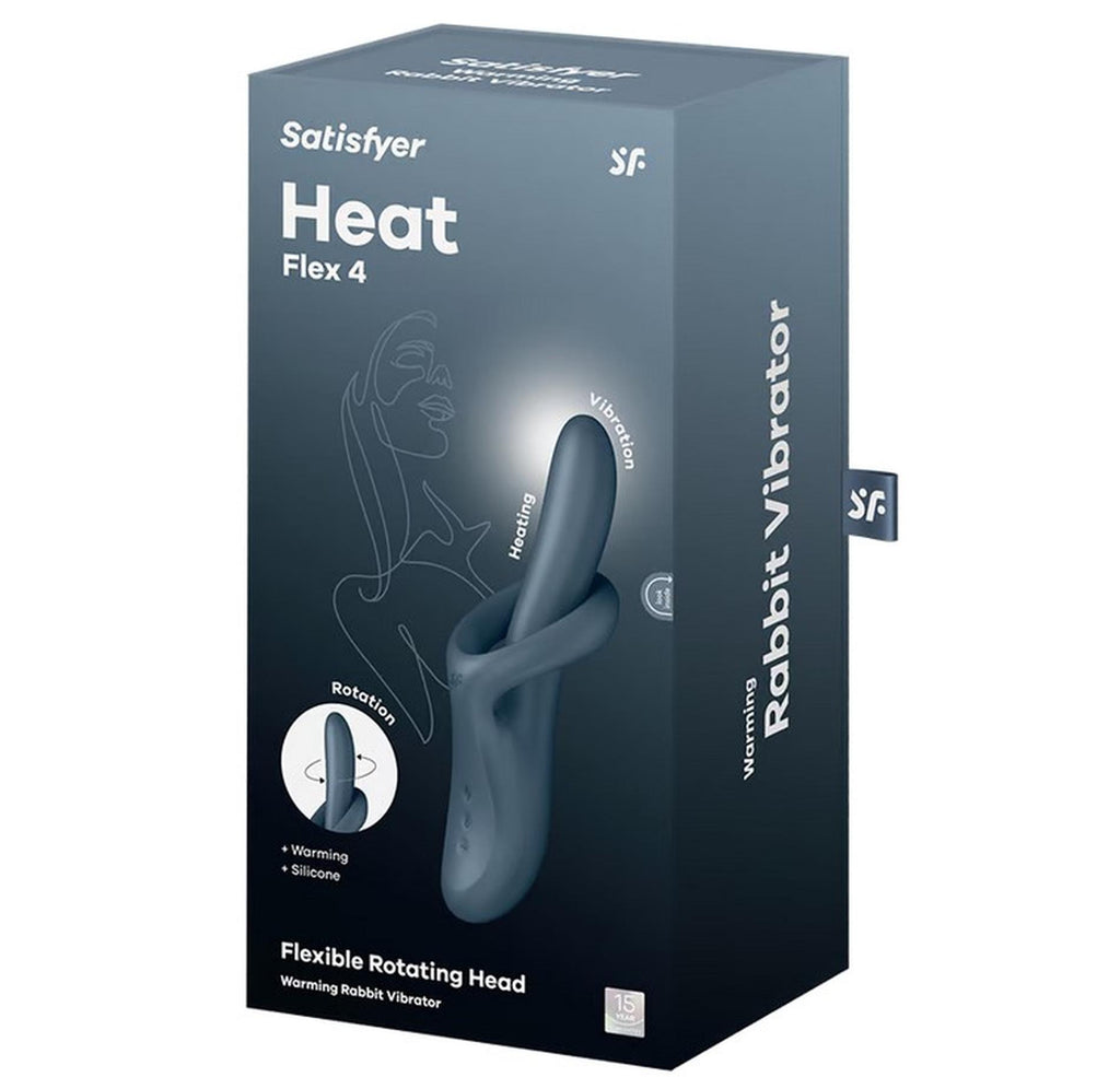 Satisfyer Heat Flex 4 · vibrátor s rotací a ohřevem
