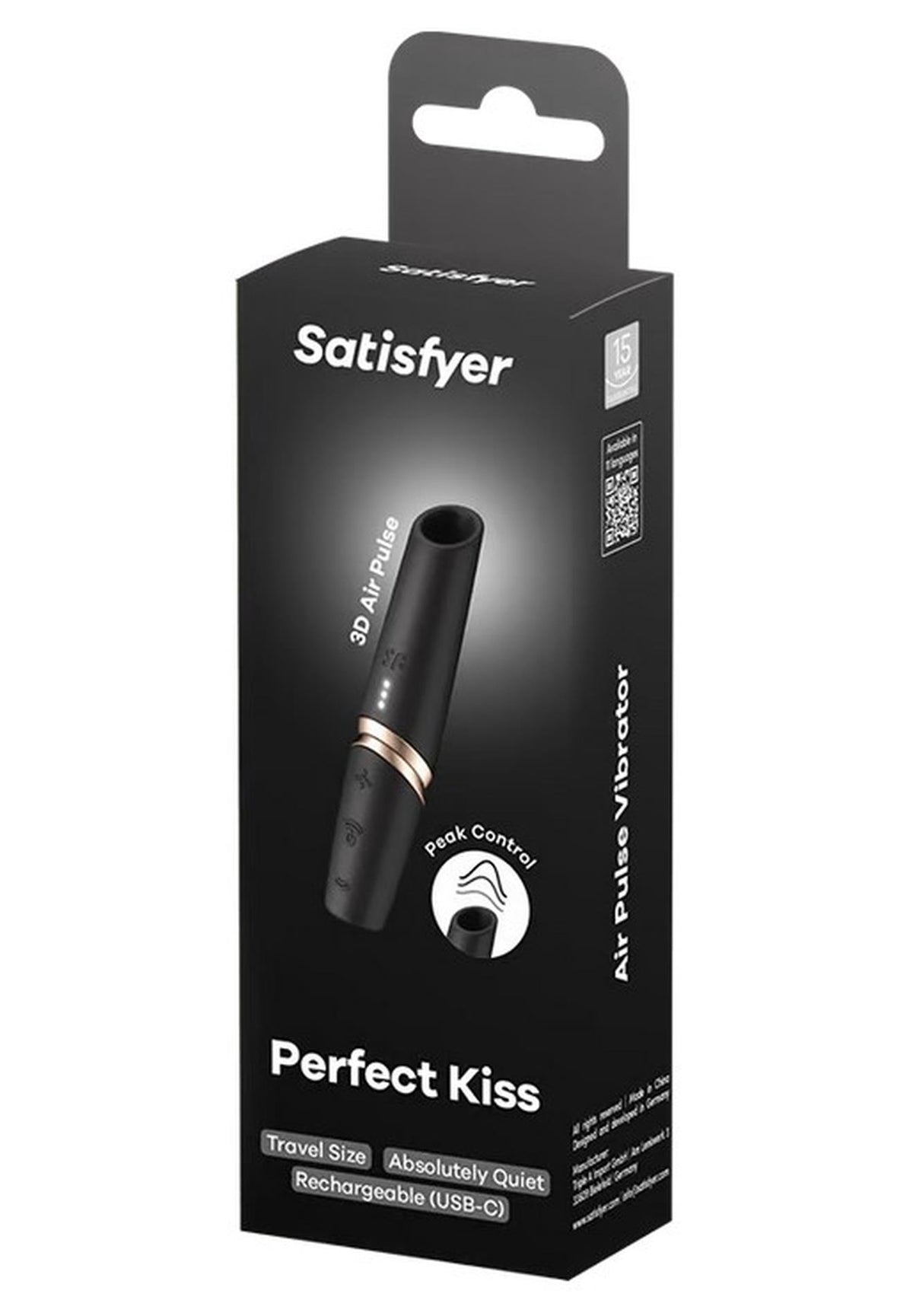 Satisfyer Perfect Kiss · tlakový stimulátor klitorisu ve tvaru rtěnky