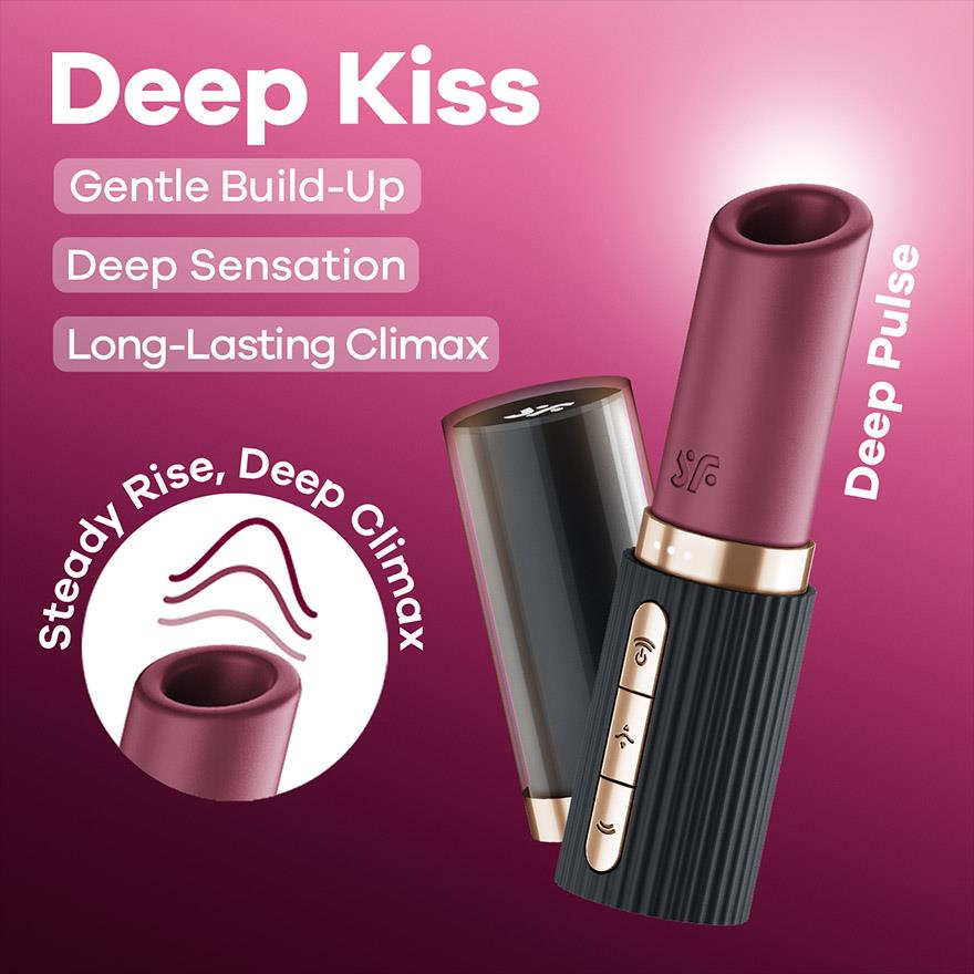 Satisfyer Deep Kiss · tlakový stimulátor klitorisu