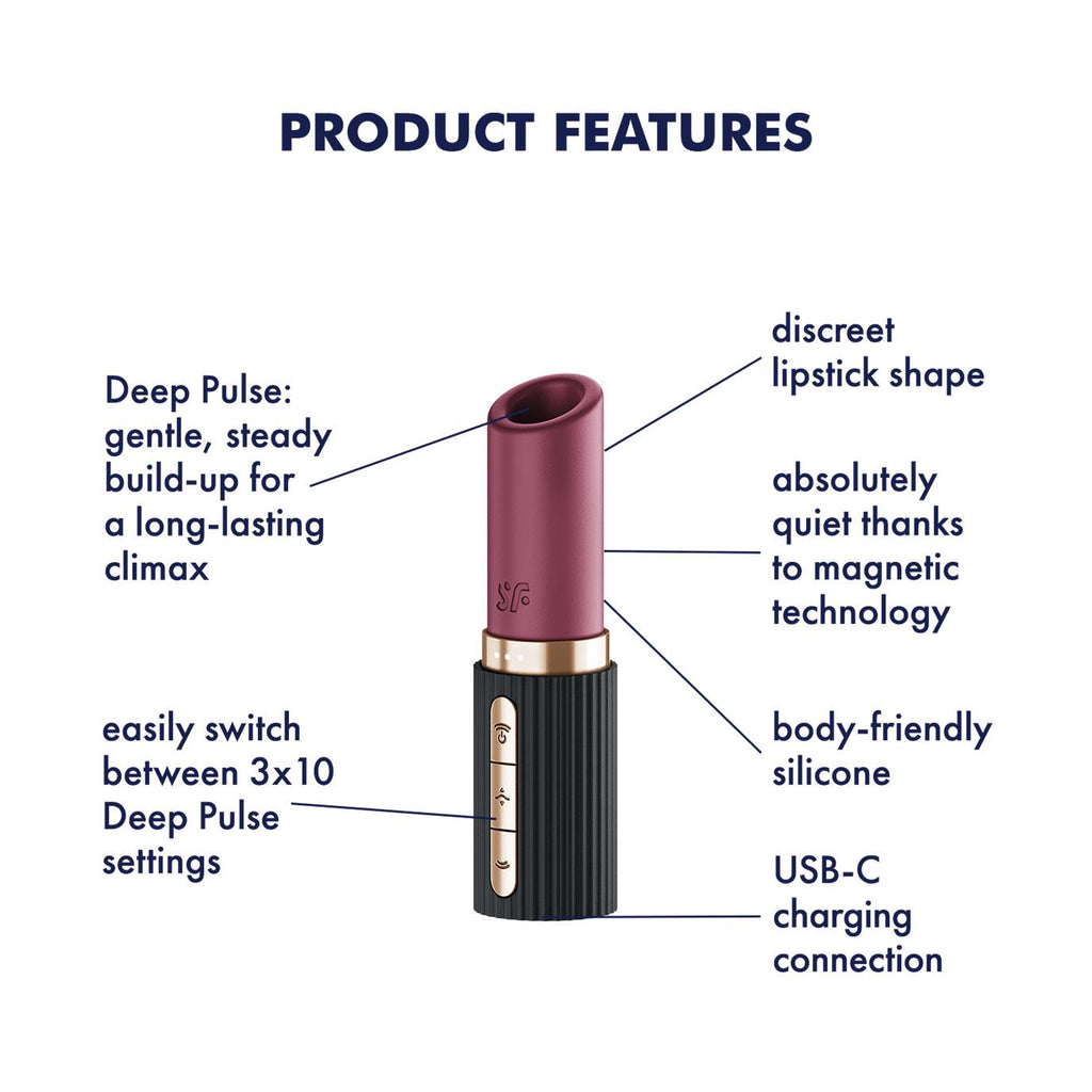 Satisfyer Deep Kiss · tlakový stimulátor klitorisu