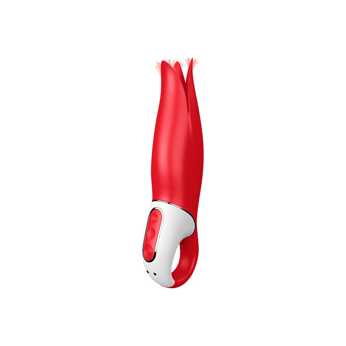 Satisfyer Vibes Power Flower · vibrátor, červená