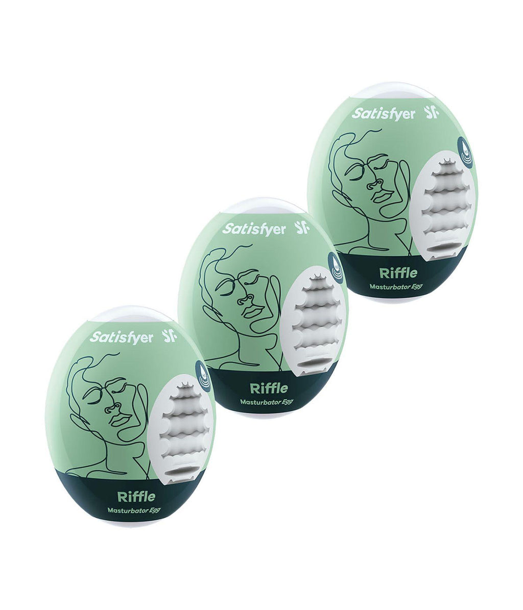 Satisfyer Masturbator Eggs Riffle · masturbační vajíčka (3 ks)