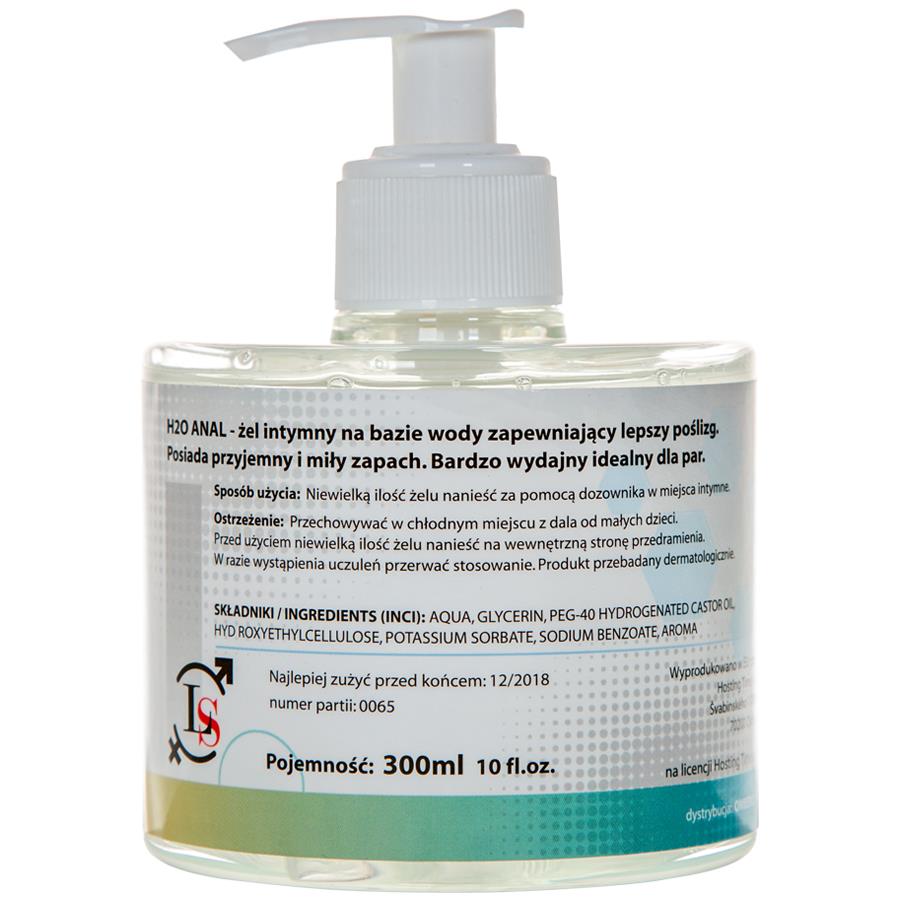LoveStim H2O Anal Gel 300 ml · anální lubrikační gel