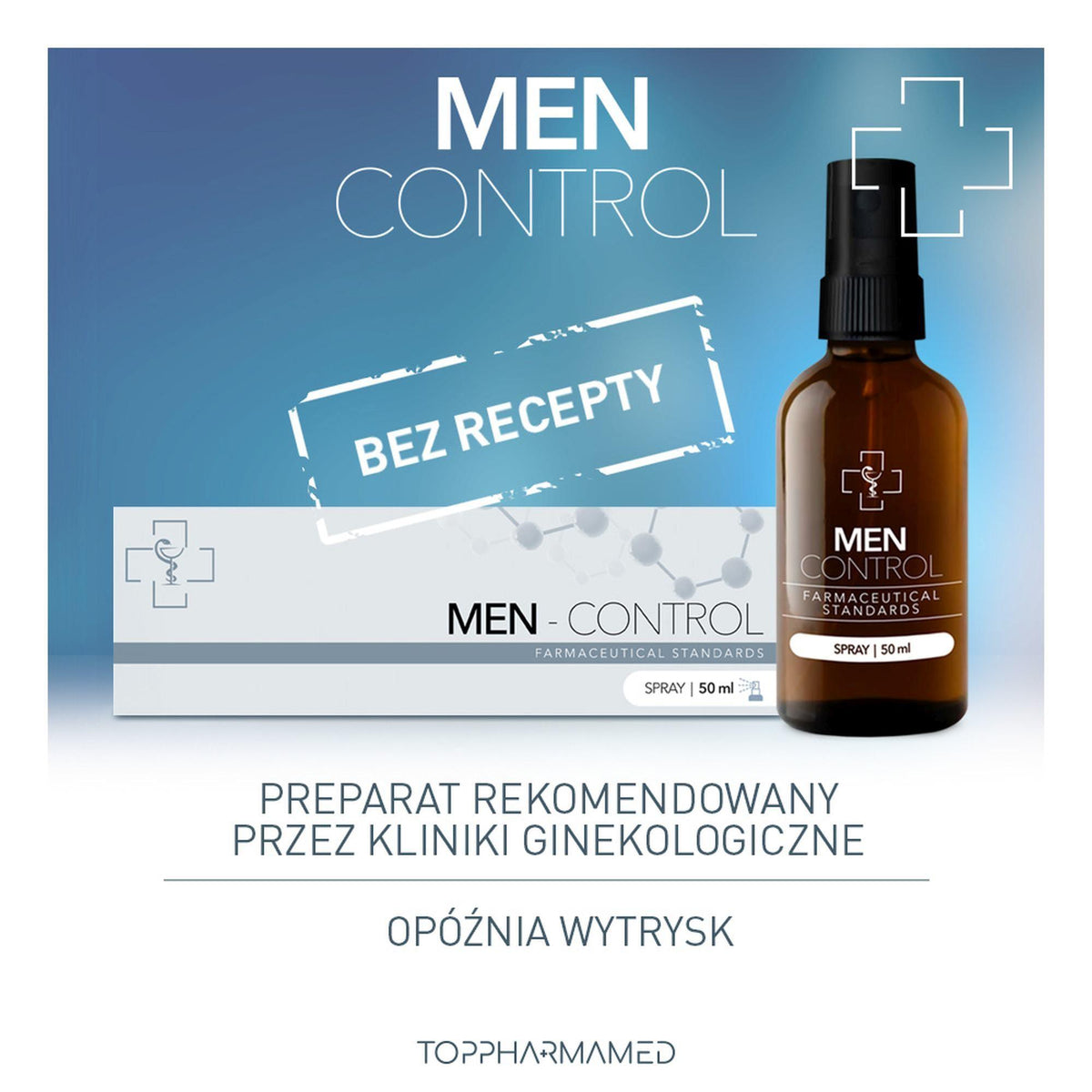 Toppharmamed Men Control · sprej pro oddálení ejakulace 50 ml