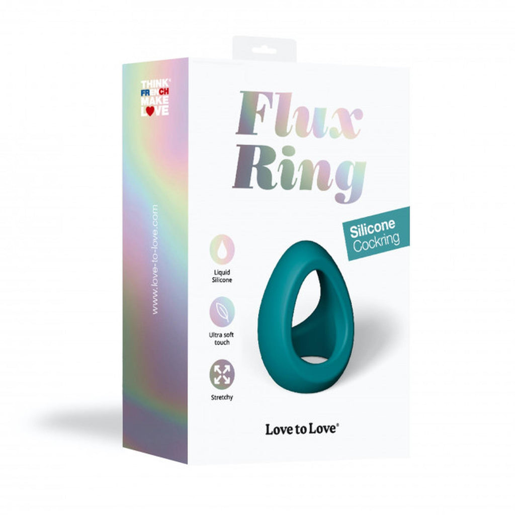 Love to Love Flux Ring Teal Me · dvojitý erekční kroužek