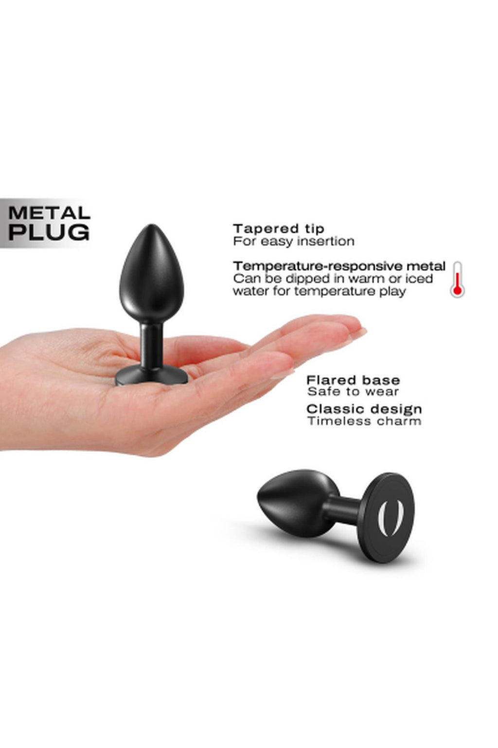 Dorcel Onix Plug · kovový anální kolík, vel. S
