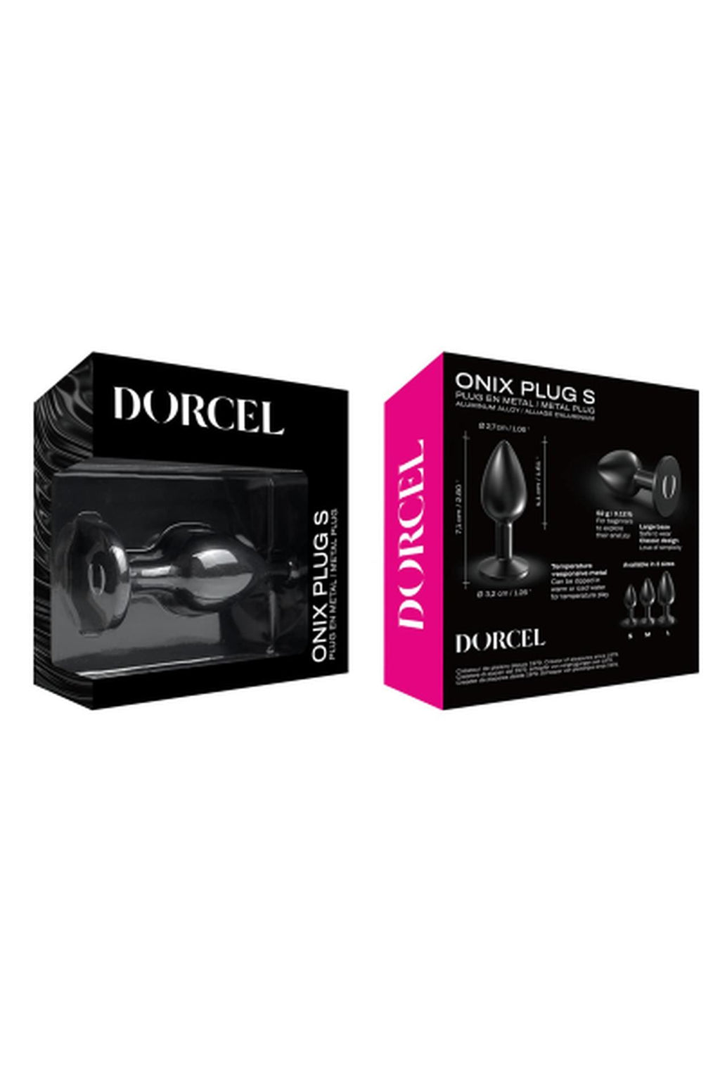 Dorcel Onix Plug · kovový anální kolík, vel. S