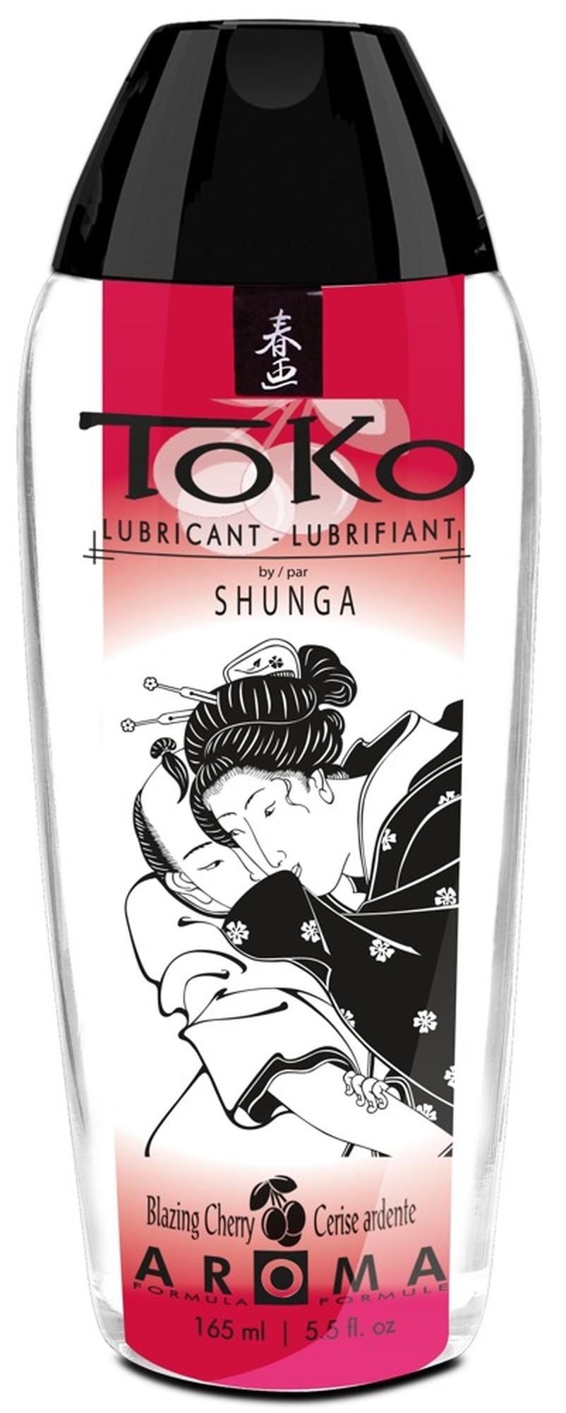 Shunga Toko Aroma Blazing Cherry · lubrikant s příchutí třešně, 165 ml