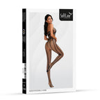 SoftLine Collection Bodystocking 214088 · černý catsuit s minimalistickými liniemi