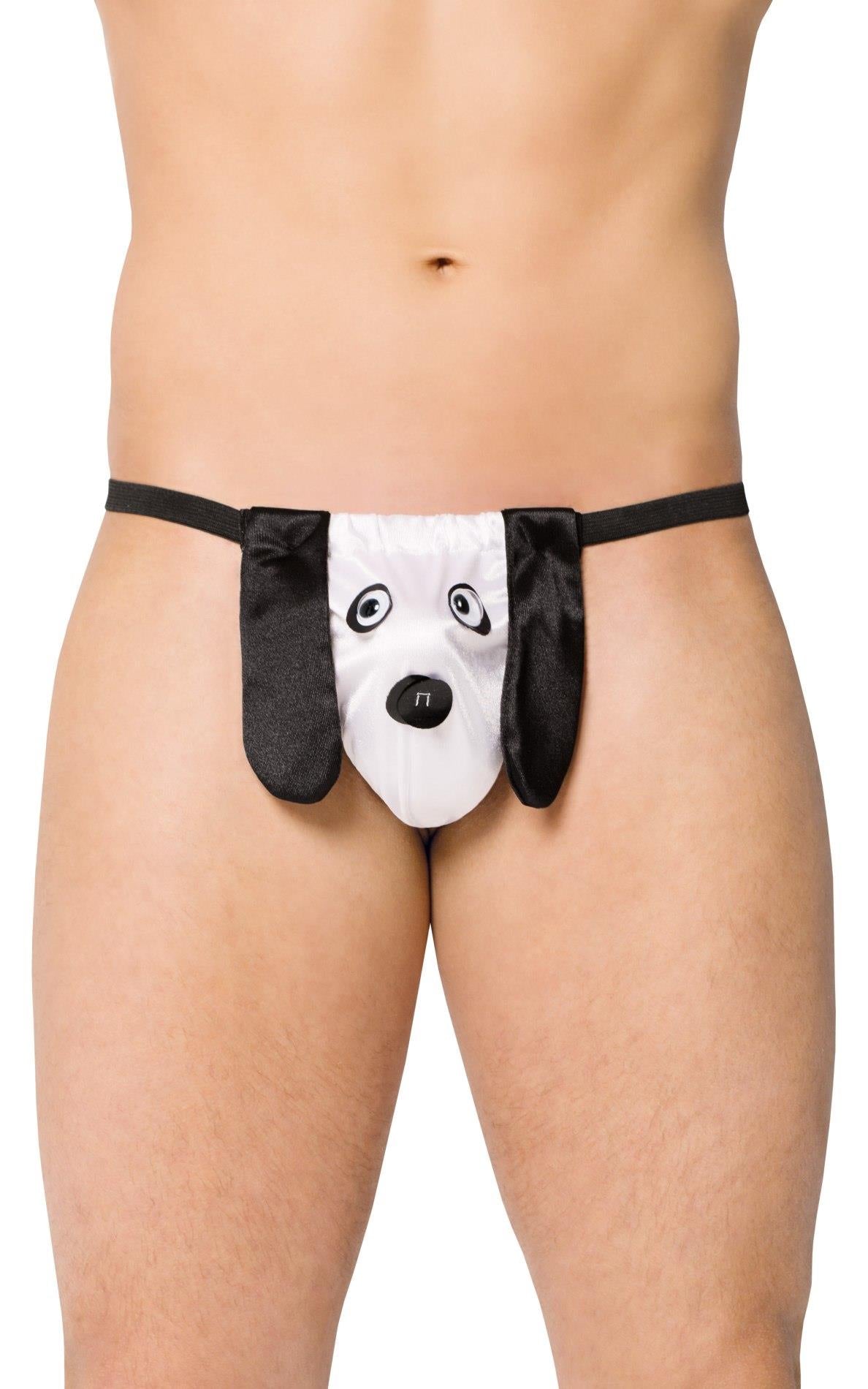 SoftLine Collection Thong 4422 · pánská tanga s potiskem pejska
