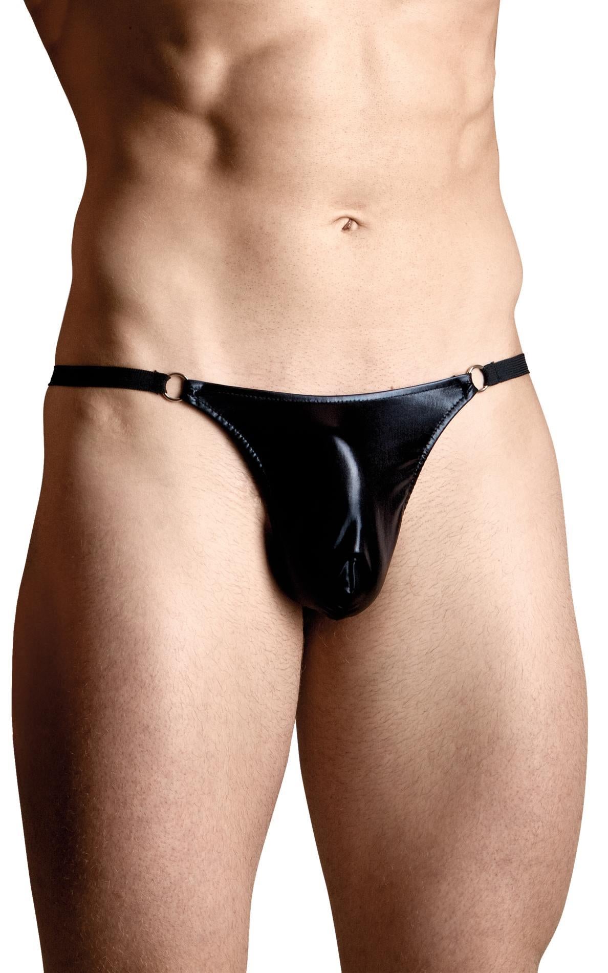 Mens thongs 4487 - black S/L