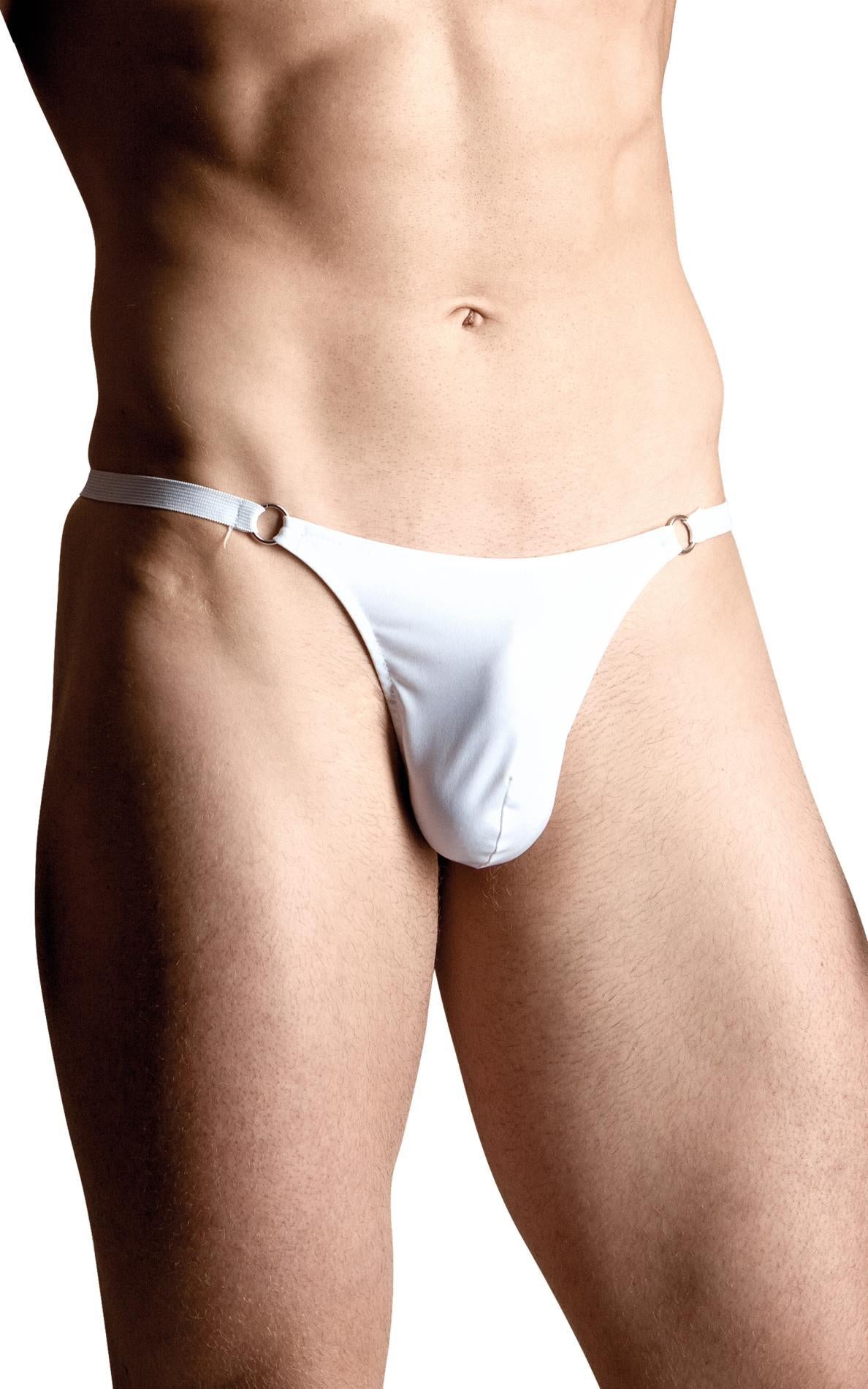 SoftLine Collection Mens thongs 4487 · pánská tanga, bílá