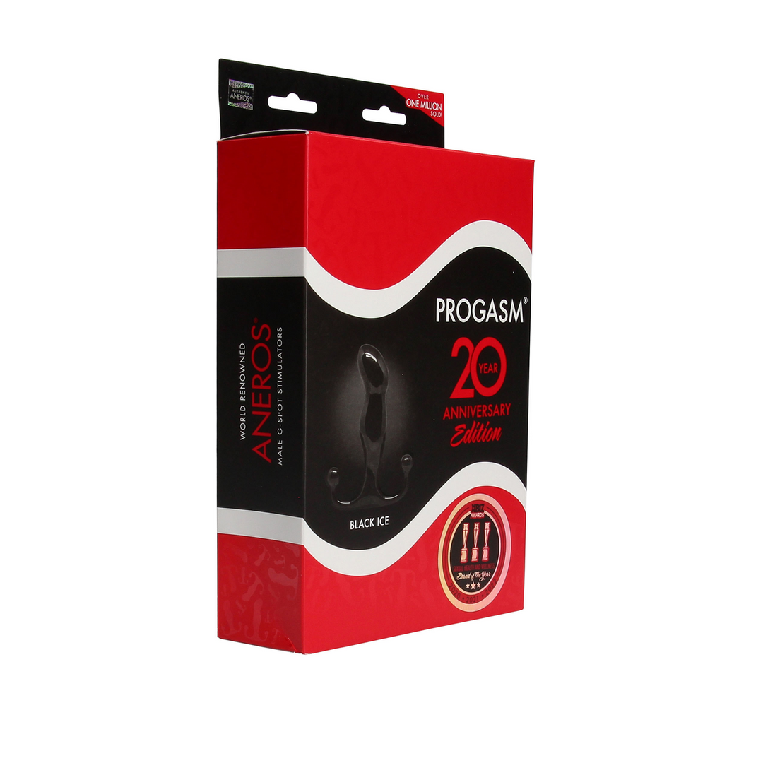 Aneros Progasm Black Ice · stimulátor prostaty, černý