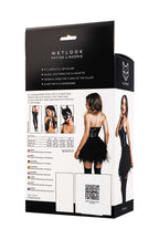 Glossy Elisia, dress, wetlook, black, L