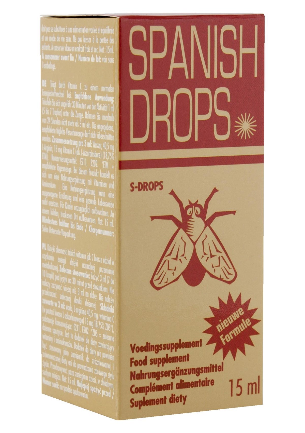 Cobeco Spanish Fly Drops Gold · afrodiziakální kapky 15 ml