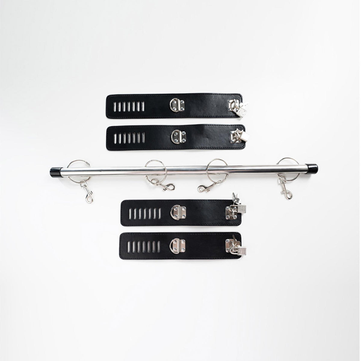 Spreader bar with wrist and ankle cuffs