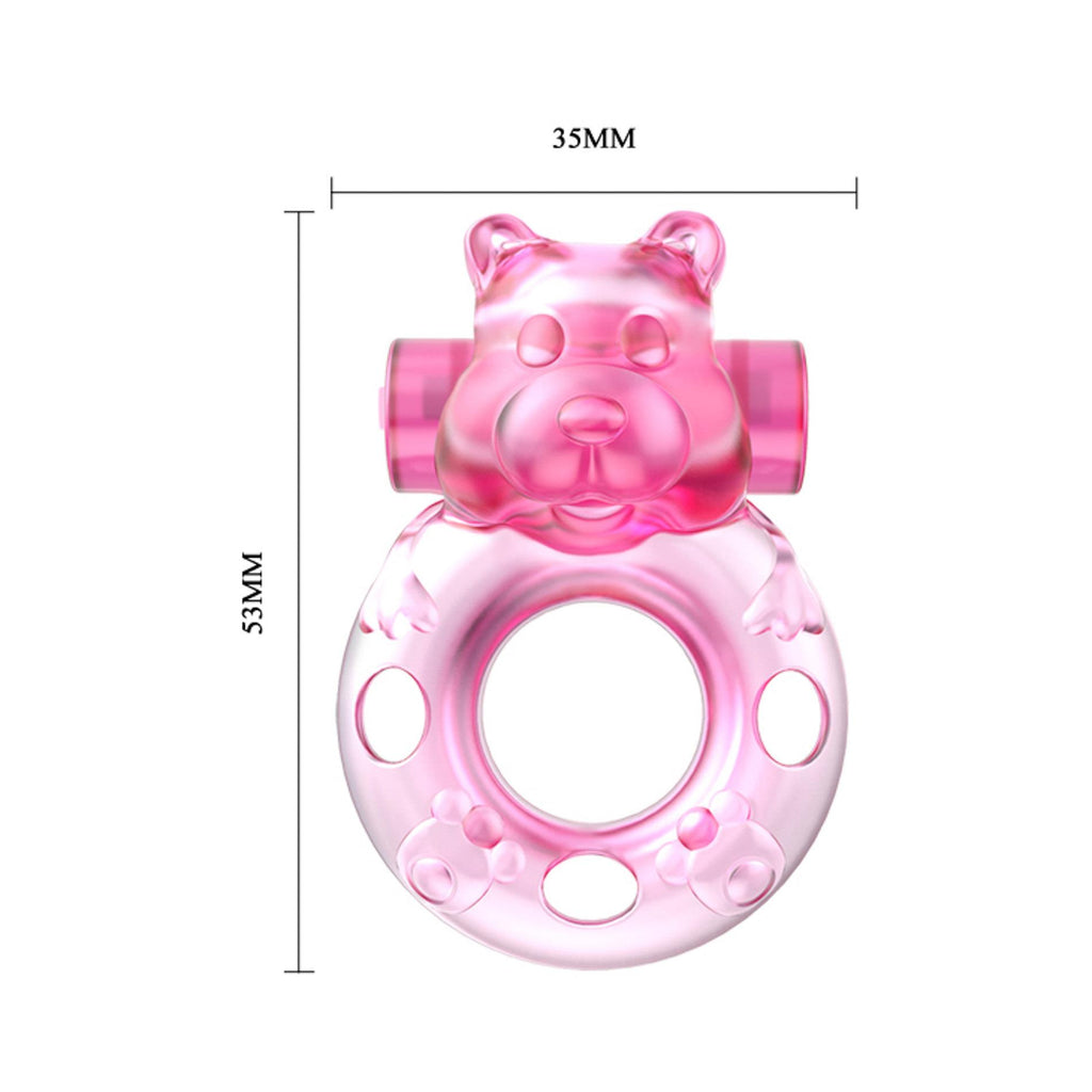 Baile Vibrating Bear Cock Ring · vibrační erekční kroužek s medvídkem