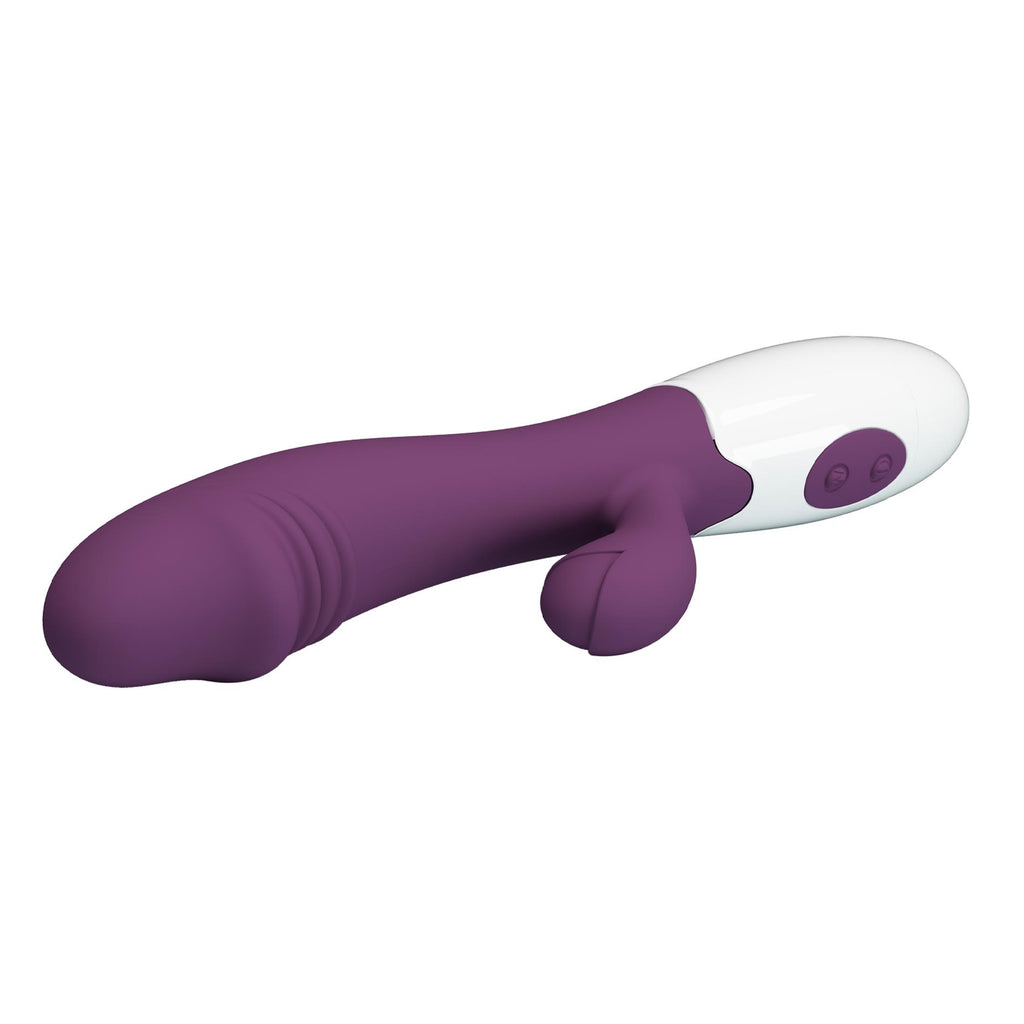 Pretty Love Snappy · rabbit vibrátor s 30 funkcemi, tmavě fialový