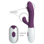 Pretty Love Snappy · rabbit vibrátor s 30 funkcemi, tmavě fialový