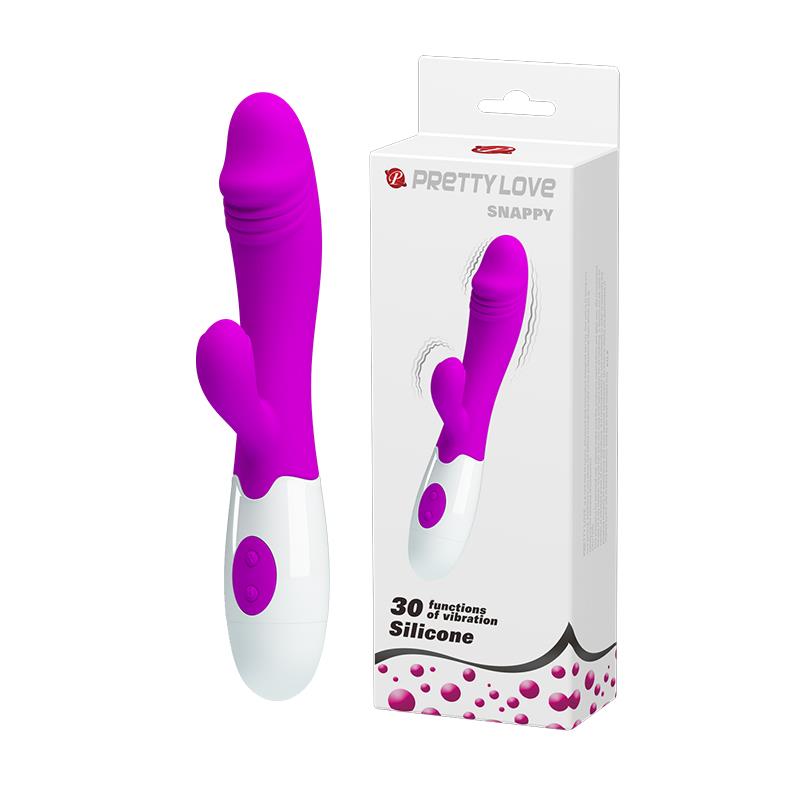 Pretty Love Snappy · vibrátor s dvojitou stimulací, 30 režimů