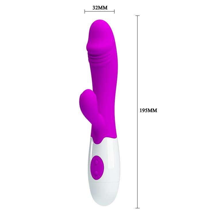 Pretty Love Snappy · vibrátor s dvojitou stimulací, 30 režimů
